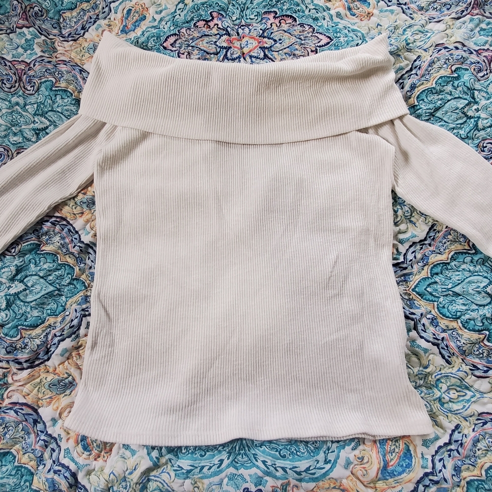 Forever21+ Off Shoulder Sweater Top